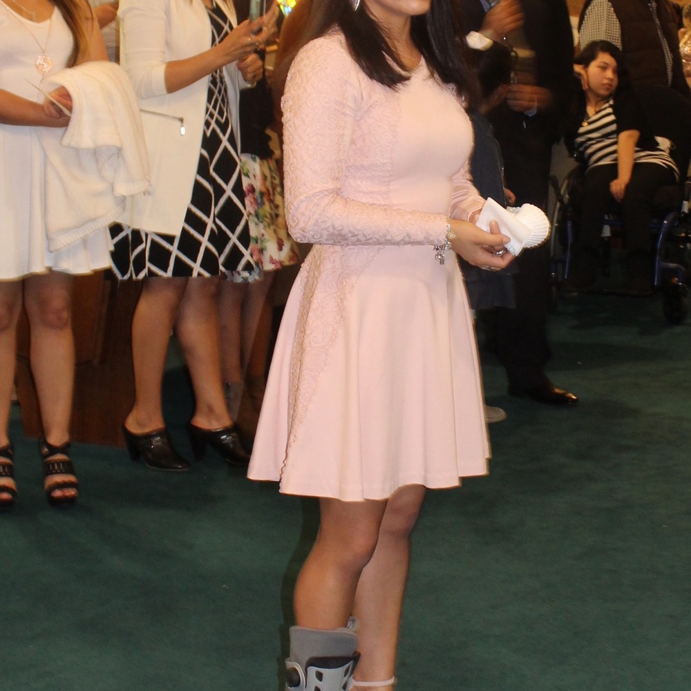 Pink dress